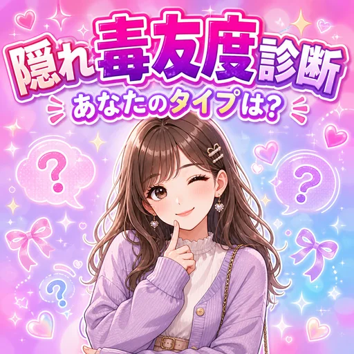 隠れ毒友度診断｜あなたが友達を疲れさせる度が5問でわかる診断