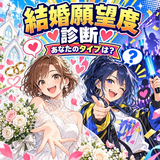 結婚願望度診断｜あなたの結婚したい熱量が5問でわかる診断