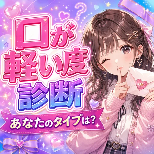 口が軽い度診断｜あなたの秘密バラし危険度が5問でわかる無料診断