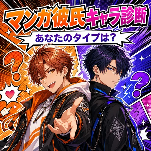 マンガ彼氏キャラ診断｜あなたが付き合う漫画男子が5問でわかる
