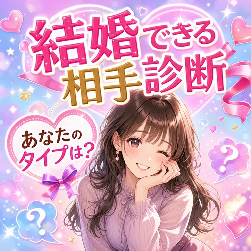 結婚できる相手診断｜あなたに合う夫条件が5問でわかる診断