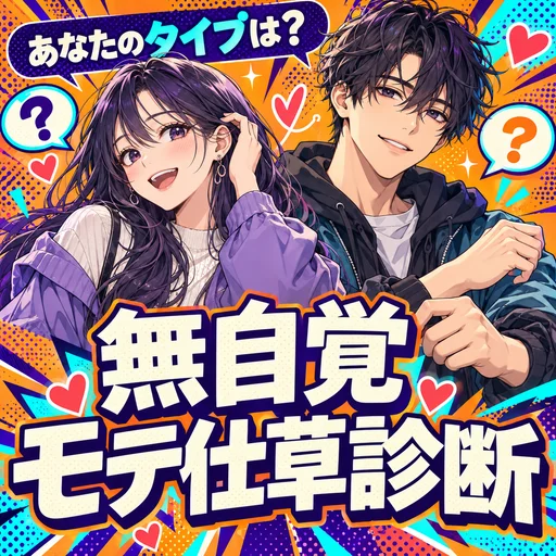 無自覚モテ仕草診断｜男子がつい惚れる隠れモテ要素が5問でわかる診断