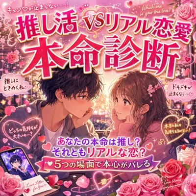 推し活vsリアル恋愛 本命診断