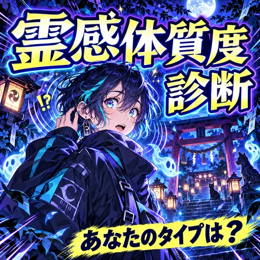 霊感体質度診断｜あなたの霊的センサー感度が5問でわかる無料診断
