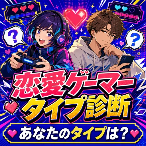 恋愛ゲーマータイプ診断｜恋への向き合い方が5問でわかる無料診断