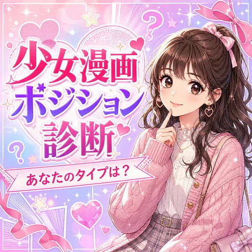 少女漫画ポジション診断｜あなたの恋の配役が5問でわかる診断