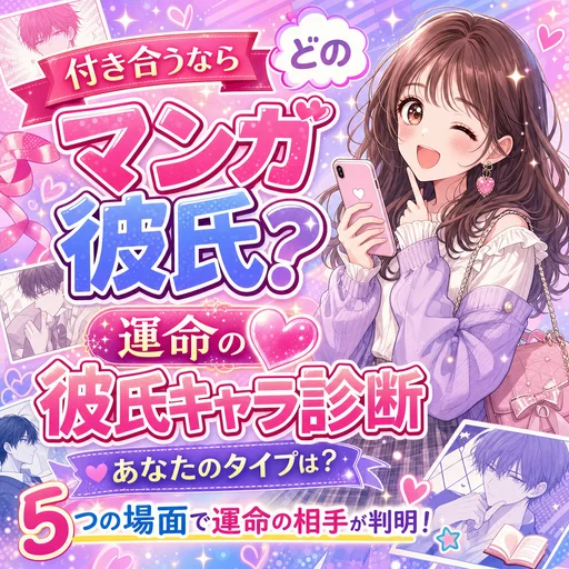 付き合うならどのマンガ彼氏？運命の彼氏キャラ診断